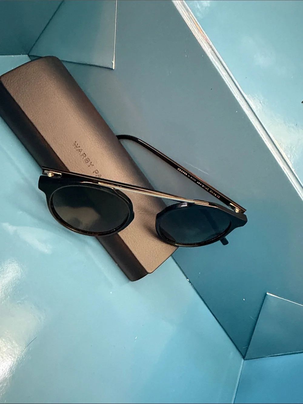 WaMen's Black Round Sunglasses with Double Bridge - Brand:
